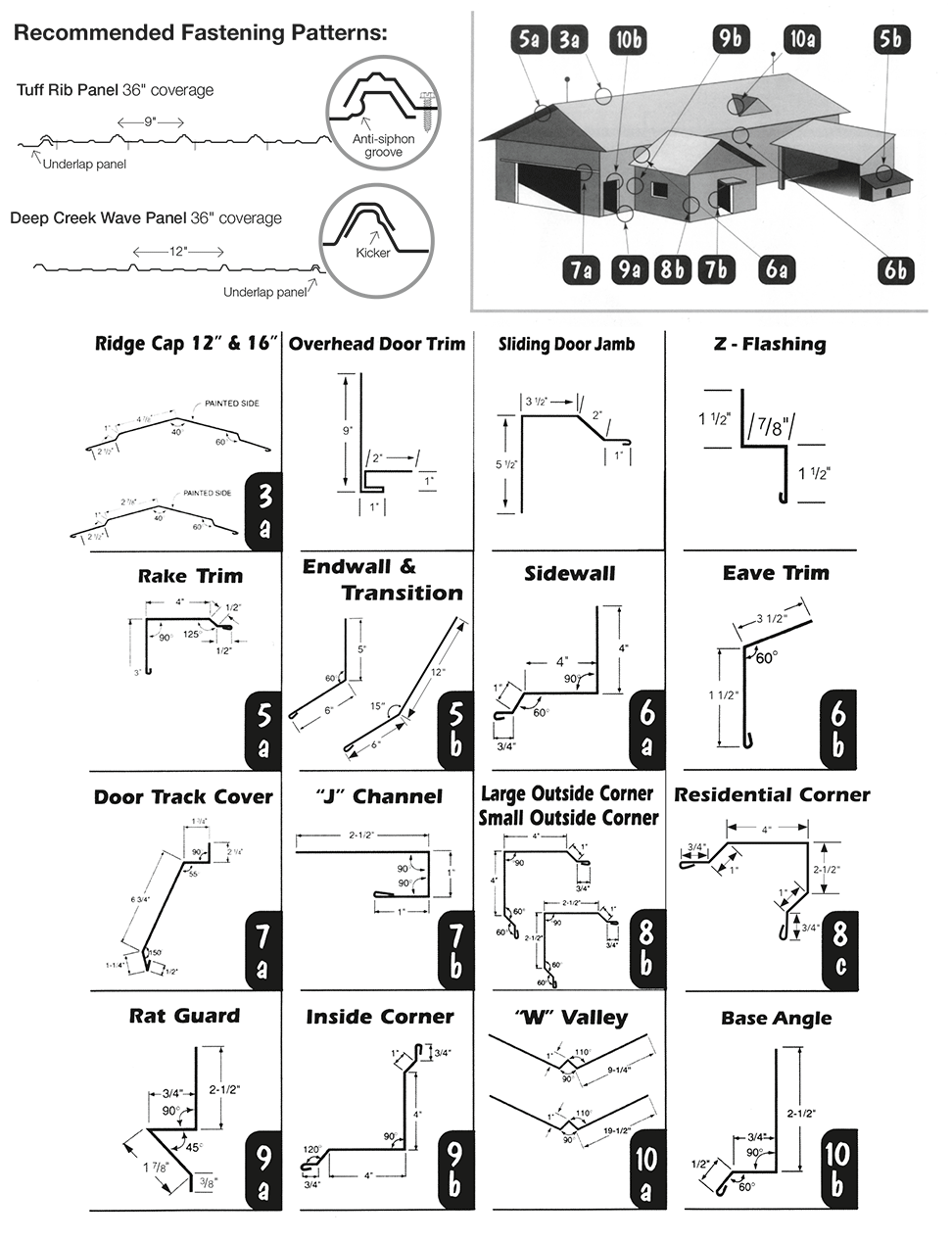 Metal Building Trim Diagram Steel Building Components Housto